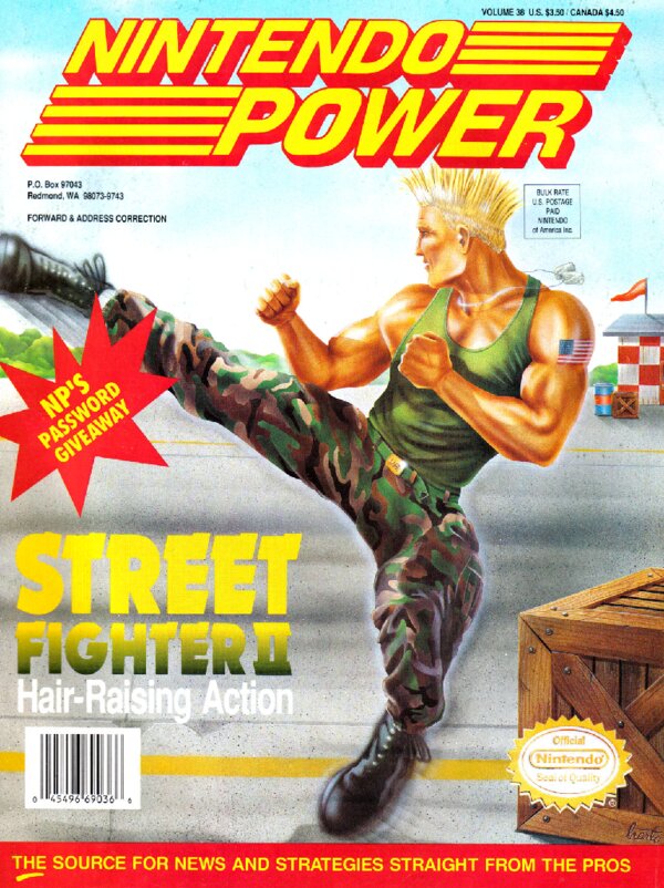 Nintendo Power Issue 038 (July 1992) cover